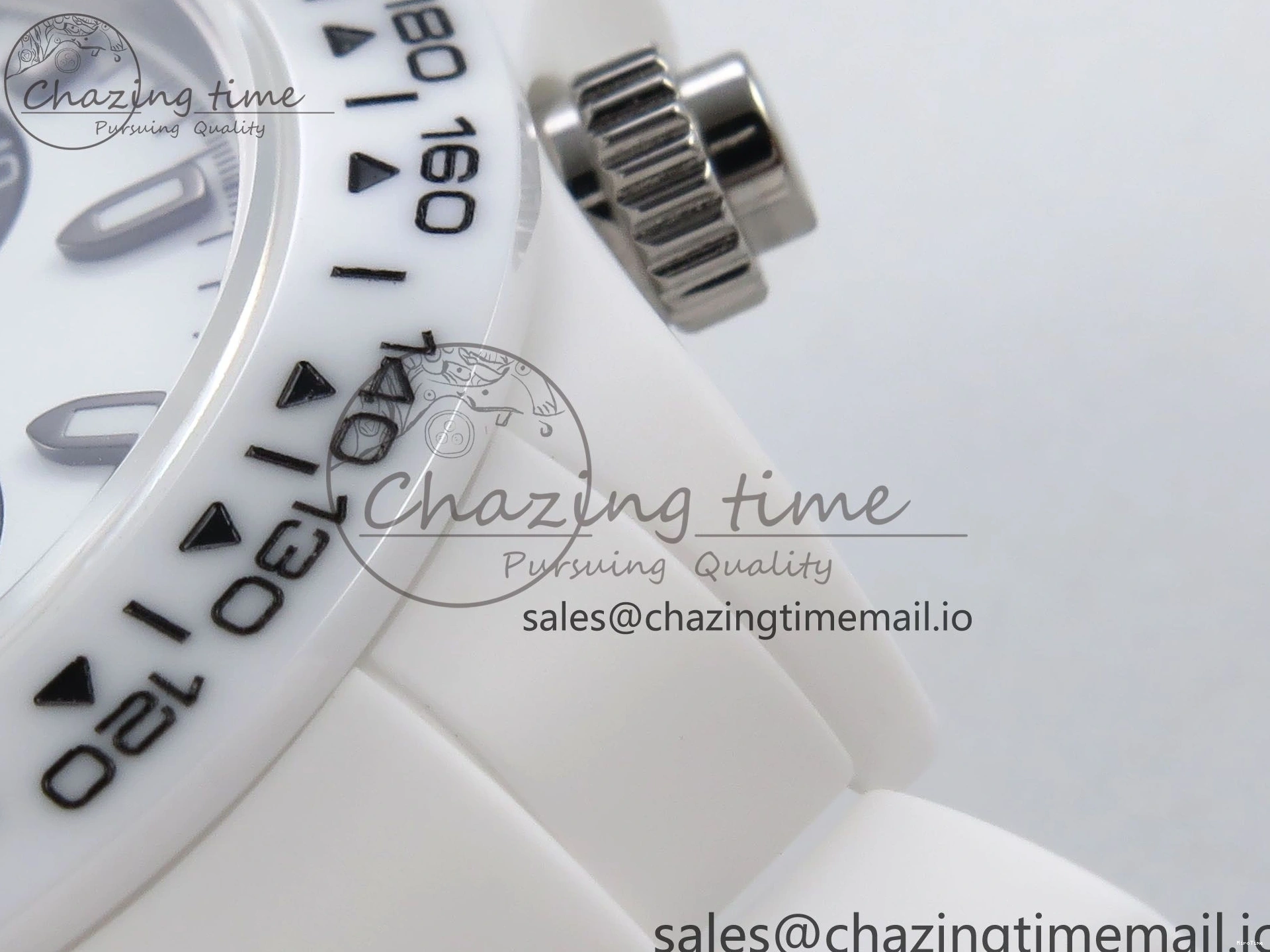 MiroTime 0319 Daytona AET White Ceramic Case and Bracelet Black Dial N6F Best Edition SA Seasonal 1195